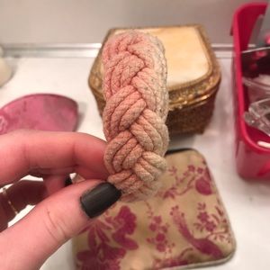 PacSun Jewelry - Faded Pink Braided Rope Bracelet (PacSun) PacSun Jewelry - Faded Pink Braided Rope Bracelet (PacSun)